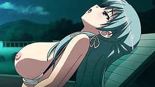 Hot hentai: guy fucks a shy blue haired girl who turns into a pleasure craving slut