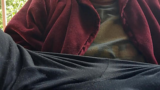 Patio play and a smoke