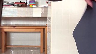 Fast Blowjob and Cum in Mouth on the Kitchen