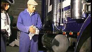 A Sexy, Sexy, Gang-bangy Truck Driver!