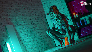 Bwc Security Caught a Tattooed Girl Fucking Her Pussy so Good so He Fuck Her Anal