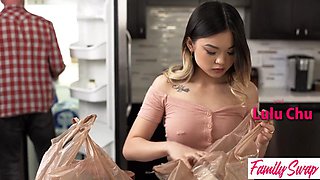 Busty Redhead SwapMilf Lauren Phillips  Lulu Chu Are Mesmerized Swapsons Cock
