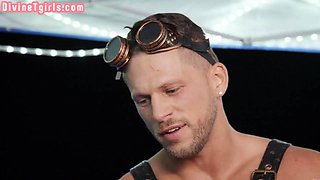 DIVINE TGIRLS - Stellar She-creature analpenetrated by BOYFRIEND
