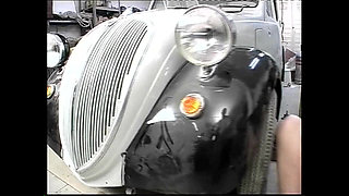 Young Horny Slut with Small Tits Gets Her Pussy Fingered by the Mechanic