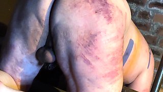 A Heavy Metal Baton for His Ass and Thighs...