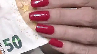 Classic Elegant Red Fingernails in the Afternoon, Lady Victoria Valente