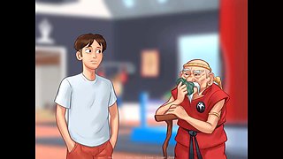 Summertime Saga: funny mishaps in the classroom episode