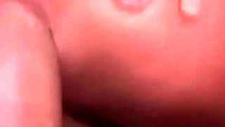 Babe in latex sexy outfit is totally destroyed by a bwc dude - closeup video