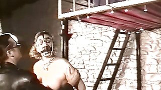 Brunette gets punished and whipped hard