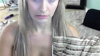 Blonde teen Sierras first erotic masturbation video