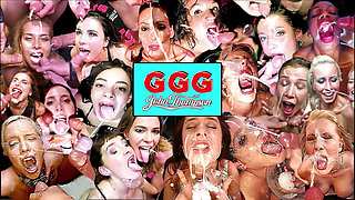 Ggg -blonde Horny Slut with Big Tits Gets Fucked Properly and Tattooed Slut Gets Pissed on.