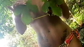 Amateur striptease and Solo masturbation
