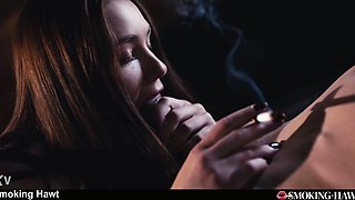 18 Yo Teen MATTY MILA PEREZ Smoking Porn - Smoking Fetish Cigarette Smoke Tasting Cum