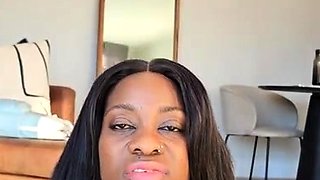 Hot Black Maid Does Some Webcam Black and Ebony