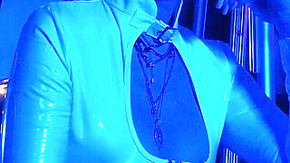 Goddess Eva Latex Domina Femdom Solo Fetish Toys Fuck BDSM Heels Pvc Big Ass MILF