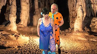 The Flintstones: Granny Betty Rubble Masturbates, Sucks Fred’s Cock & Fucks Him