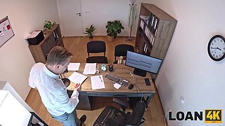 Skinny blonde secretary finds an approach to rigid BWC loan agent