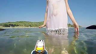 Giantess crush and piss on ship \ Add for more ex