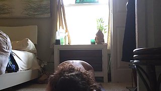 Close up teen pussy gaping action