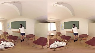 Wet And Sloppy - Asian Schoolgirl Fucking Teacher In Class