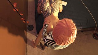 Deep Pegging With Cute Girl - Fetish