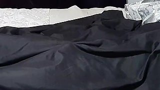 Stepsister Gives Me a Handjob with Her Huge Tits