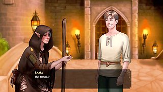 Wild dating sim featuring sexy animated action with big-boobed elves and more