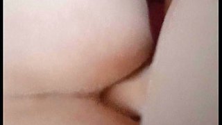 My F+ Films with Her Cell Phone as She Fucks Me with Her Big Strapon Cock