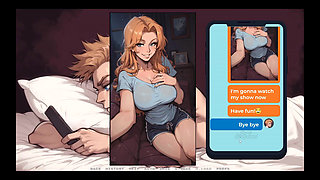 My New Girlfriend [ Taboo Hentai Game ] Ep.19 First Facial When Step Mom Text Me!
