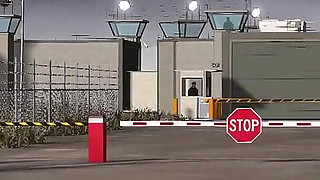 Super BDSM. Big black cock for sexy punk girl in cuffs in the prison