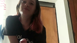 MY STEPSISTER CATCHES MASTURBATING ME ASKS ME TO HERPART 1