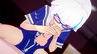 Three dimensional, lize helesta, anime