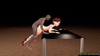 Helen Doggy in the Office Desk