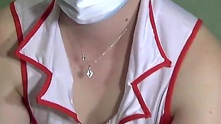 Robot Nurse Activated and Masturbates in Medical Gloves