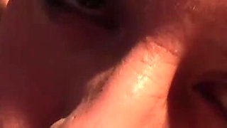 Spanking and whipping of bound girl