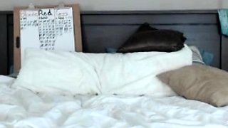 Stacked brunette goes solo toys and masturbation