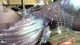 Beauty Princess Ride the Comander - 3D Animation V514