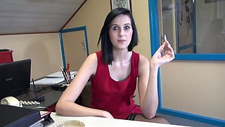 Mia Sky Gets Tricked Into Fucking by a Fake Boss