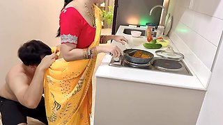 Asian step-sis got quickie on a kitchen