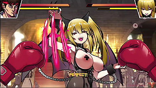 Vampire Queen’s Strip Boxing Showdown Vs Jack Hoff - the Biggest Tits Vs the Biggest Fists