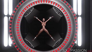 Shaggy lady-love's alien sex smut