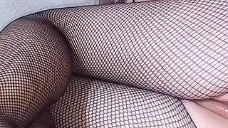 Sexy Ass MILF Masturbates Her Hairy Meaty Pussy with a Big Black Dildo Until She Has a Creamy Orgasm