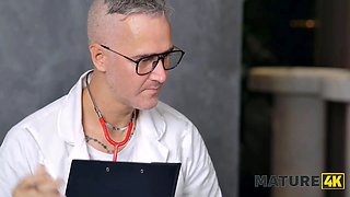 Mature4k. porn emergency and hot nurse’s dick sucking saved a sick guy