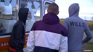 Fucking In An Ice Cream Truck - The Ice Cream Venders A Bender