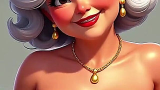 Topless Granny Animation