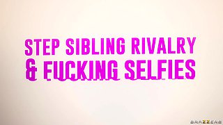 Step Sibling Rivalry & Fucking Selfies With Aubree Valentine, Melissa Stratton - Brazzers