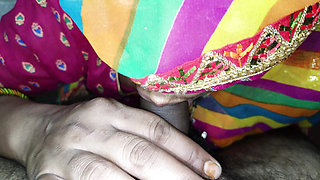 Aunty sucked my small cock with fun and drank all the water of the land / Indian Aunty Cum in Mouth/Blowjob Job Desi Grill