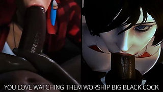 Blacked waifu - you love watching them