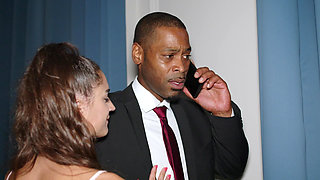 Maid Screams at Too Big BBC