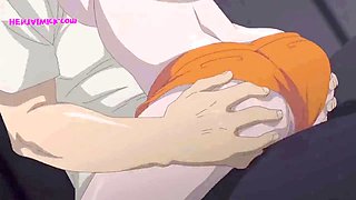 Accidental face sitting and gonzo pussy eating in uncensored hentai
